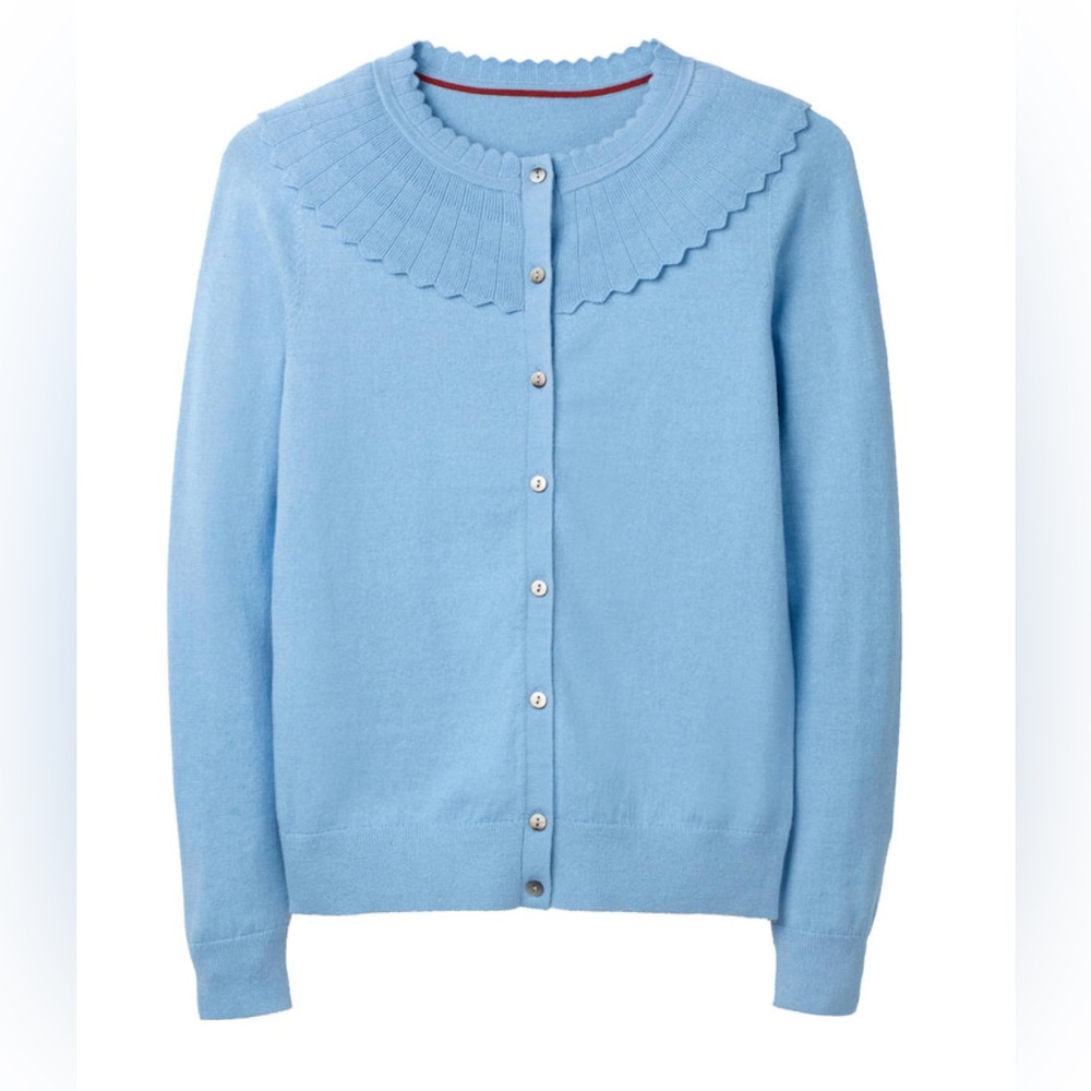 Boden “Abercorn” Scallop Cardigan size Small